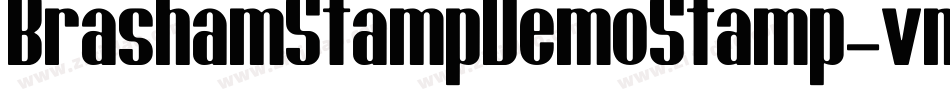 BrashamStampDemoStamp-vmnME字体转换