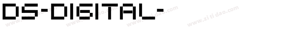 ds-digital字体转换