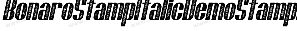 BonaroStampItalicDemoStampItalic-Wyp6G字体转换
