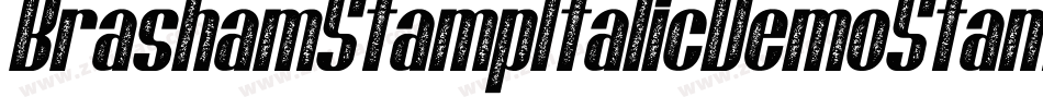 BrashamStampItalicDemoStampItalic-w1oKx字体转换