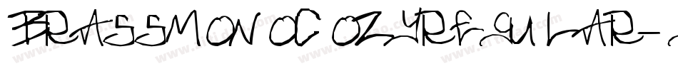 BrassMonoCozyRegular-g146字体转换