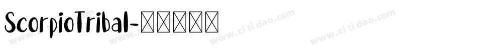 ScorpioTribal字体转换