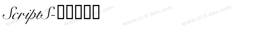 ScriptS字体转换