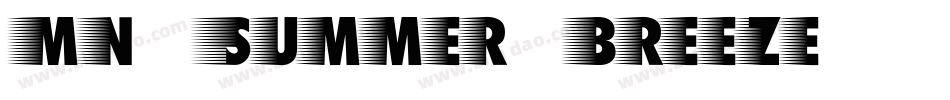 MN-Summer-Breeze字体转换
