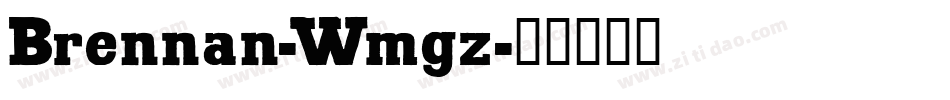 Brennan-Wmgz字体转换