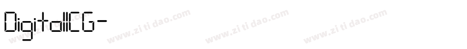 DigitalICG字体转换