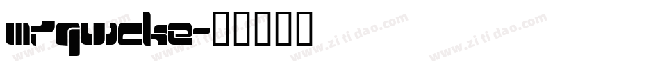 MRQUICKE字体转换