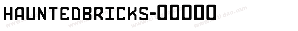 HauntedBricks字体转换