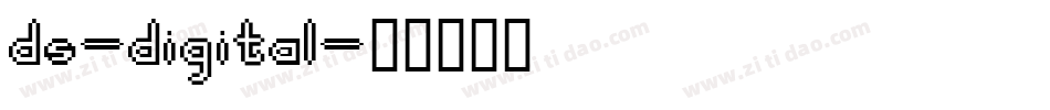 ds-digital字体转换