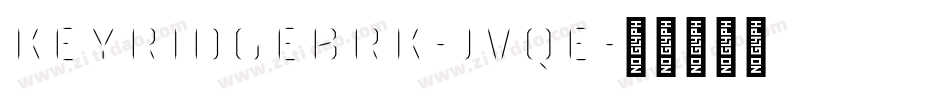 KeyRidgeBrk-JvqE字体转换