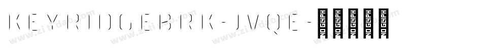 KeyRidgeBrk-JvqE字体转换