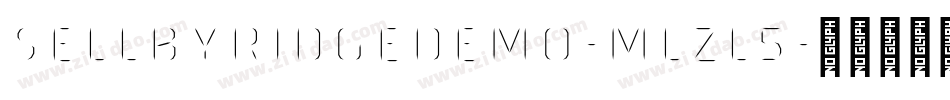 SellbyRidgeDemo-mLZL5字体转换