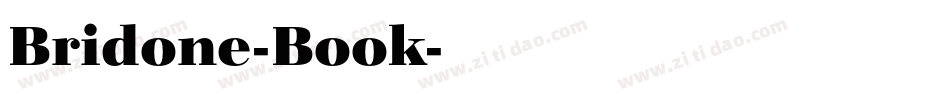 Bridone-Book字体转换