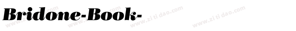 Bridone-Book字体转换