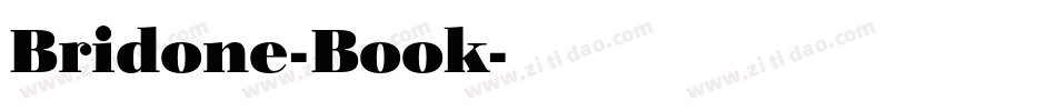 Bridone-Book字体转换