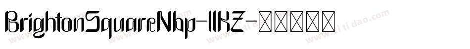 BrightonSquareNbp-llKZ字体转换