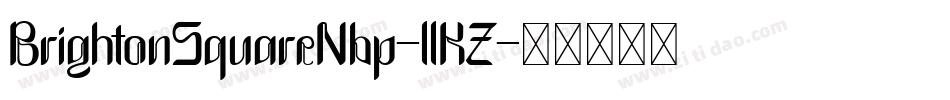 BrightonSquareNbp-llKZ字体转换