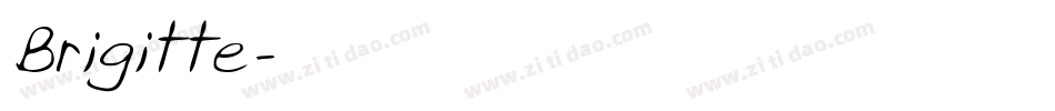 Brigitte字体转换