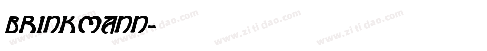 Brinkmann字体转换