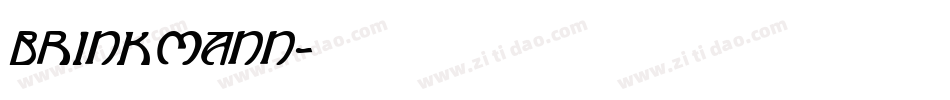 Brinkmann字体转换