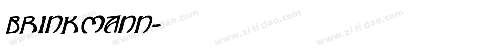 Brinkmann字体转换