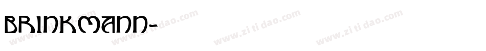 Brinkmann字体转换