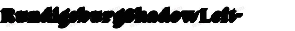 RundigsburgShadowLeft字体转换