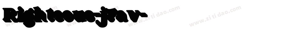Righteous-j7av字体转换