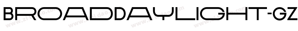 BroadDaylight-GZG字体转换