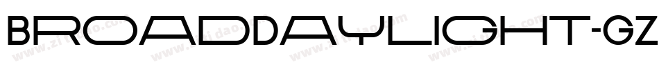 BroadDaylight-GZG字体转换
