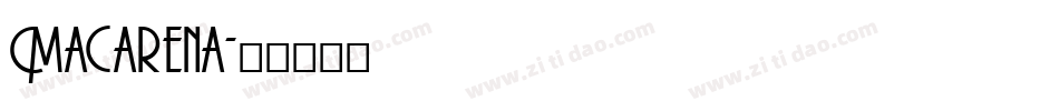 Macarena字体转换