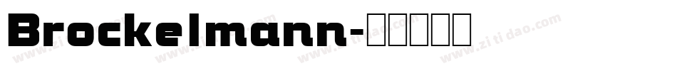 Brockelmann字体转换