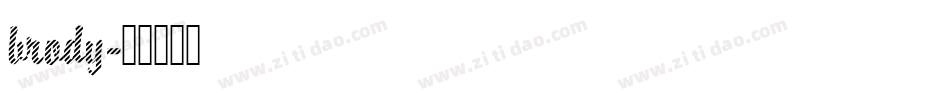 brody字体转换