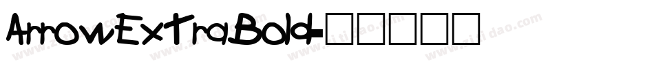 ArrowExtraBold字体转换
