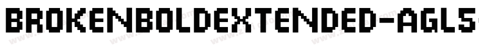 BrokenBoldExtended-aGl5字体转换