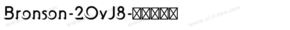 Bronson-2OvJ8字体转换