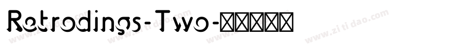 Retrodings-Two字体转换