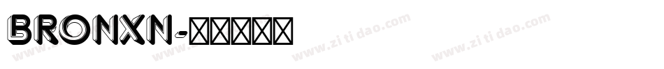 BRONXN字体转换