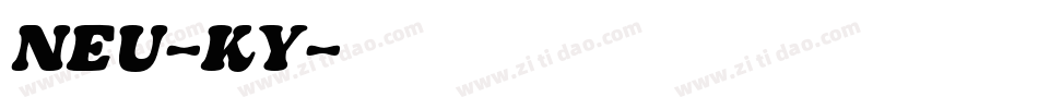 NEU-KY字体转换