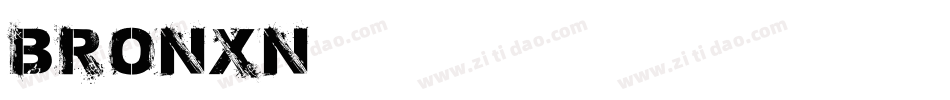 BRONXN字体转换