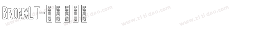 BronxLT字体转换