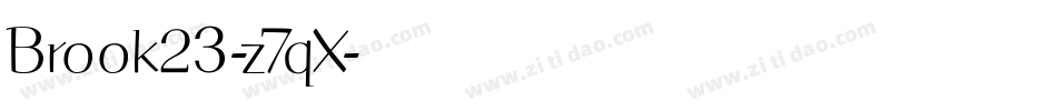 Brook23-z7qX字体转换