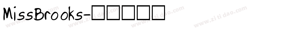 MissBrooks字体转换
