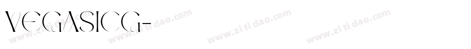 VegasICG字体转换