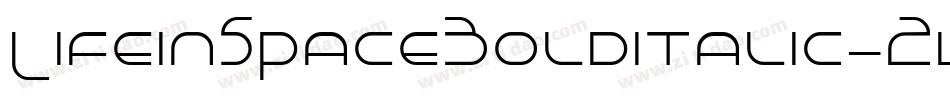 LifeInSpaceBolditalic-2vOo字体转换