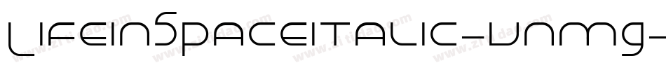 LifeInSpaceItalic-vnm9字体转换