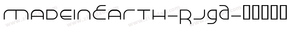 MadeInEarth-Rj96字体转换