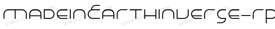 MadeInEarthInverse-rPvL字体转换