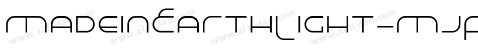 MadeInEarthLight-MjAn字体转换