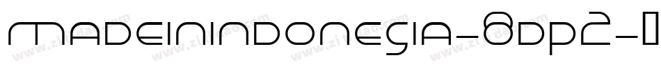 MadeInIndonesia-8dp2字体转换